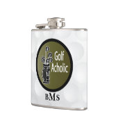 Monogram Funny Golf Acholic Flachmann (Links)