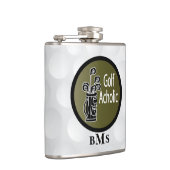 Monogram Funny Golf Acholic Flachmann (Rechts)