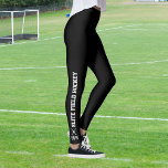 Monogram für benutzerdefinierte Hockey-Leggings Leggings<br><div class="desc">Phantastische kundenspezifische Leggings für Sie oder Ihr gesamtes Hockeyteam. Ihr Teamname läuft die Beine hoch und Ihr Monogramm, Ihr Name oder Ihre Nummer steht direkt über dem Knöchel und unter den knackigen Hockeyschlägern und einem Ball. Sie können die Hintergrundfarbe so ändern, dass sie zu Ihrer Teamuniform/Farbe passt - klicken Sie...</div>