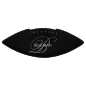 Monogram für benutzerdefinierten Trauzeuge Football (Panel)