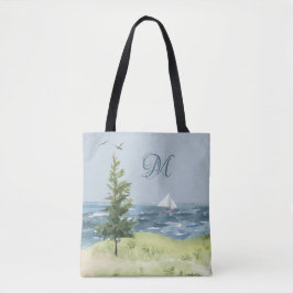 Monogram für das Seeschiff "Coastal Beach Sand Sai Tasche