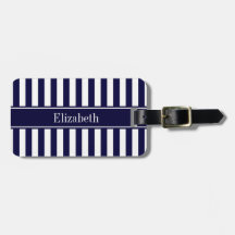 Monogram für den blauen Ribbon-Namen der Navy Whit