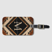 Monogram für den systemeigenen Amerikanische Urein Gepäckanhänger (Vorderseite (Horizontal))