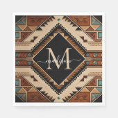 Monogram für den systemeigenen Amerikanische Urein Serviette (Vorderseite)