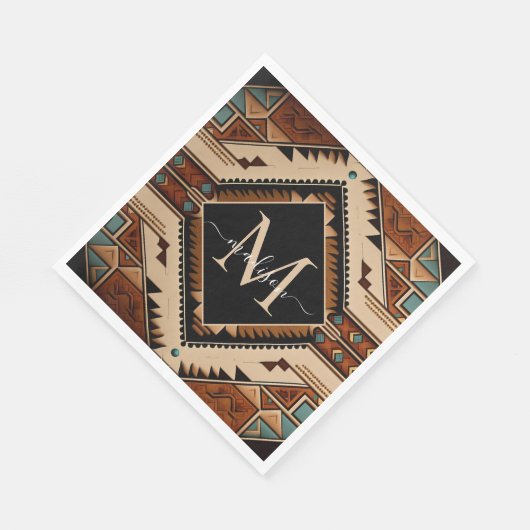 Monogram für den systemeigenen Amerikanische Urein Serviette (Ecke)