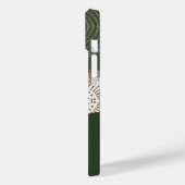 Monogram für die abstrakte Goldbronze Case-Mate iPhone Hülle (Rückseite / Links)