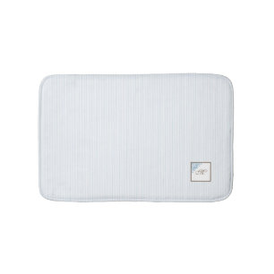 Monogram für die Blue Strip-Lilie Badematte