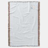 Monogram für die Blue Strip-Lilie Decke (Vorderseite Vertikal)