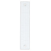 Monogram für die Blue Strip-Lilie Mittelgroßer Tischläufer (Vorderseite)