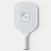 Monogram für die Blue Strip-Lilie Pickleball Schläger (Rückseite)