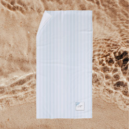 Monogram für die Blue Strip-Lilie Strandtuch