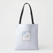 Monogram für die Blue Strip-Lilie Tasche (Vorderseite)