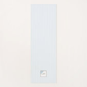 Monogram für die Blue Strip-Lilie Yogamatte (Vorderseite)