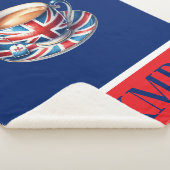 Monogram für die Britische Flagge Sherpadecke (3/4)