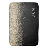 Monogram für die Girly-Name-Initials für den Gold  Badematte (Vorderseite Vertikal)