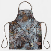 Monogram für Frost-Herbstblätter Schürze (Vorderseite)