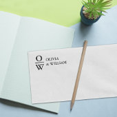 Monogram für moderne Individuelle Name Gummistempel