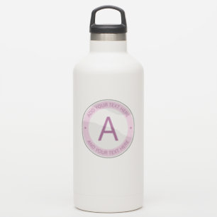Monogram für moderne Logo-Stile Lila rosa Aufkleber