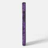 Monogram für niedliche Iridescent Lavendel Imitats Case-Mate iPhone Hülle (Rückseite / Links)