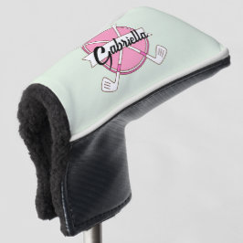 Monogram für Personalisierte, rosa-farbene Golfklu Golf Headcover