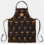 Monogram für Steampunk Super Colorful Rust Airship Schürze (Vorderseite)