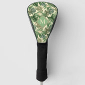 Monogram für tropische Palm-Blätter Golf Headcover (Vorderseite)