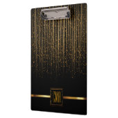 Monogram Galaxy Stars Lights Design Klemmbrett (Links)