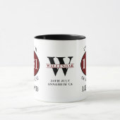 Monogram Geboren 1931 Legend Add Name Tasse (Zentrum)