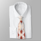 Monogram Geometry Muster Neck Tie Krawatte (Gebunden)