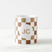 Monogram geprüft Brawn Modern Simple Kaffeetasse (Mittel)