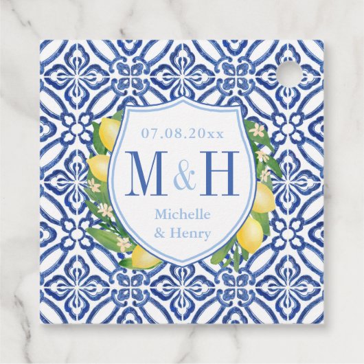 Monogram Geschenkanhänger (Rückseite)