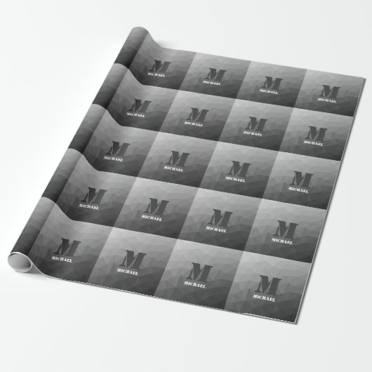 Monogram Geschenkpapier (Ungerollt)