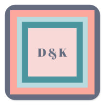 Monogram-Geschenktasten, Initialen, Farbpalette fü