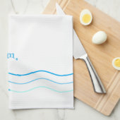 Monogram Geschirrtuch (Viertel Falte)