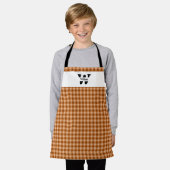 Monogram Gingham Schürze (Getragen)
