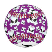 Monogram Girly Skullz Baseball (Rückseite)