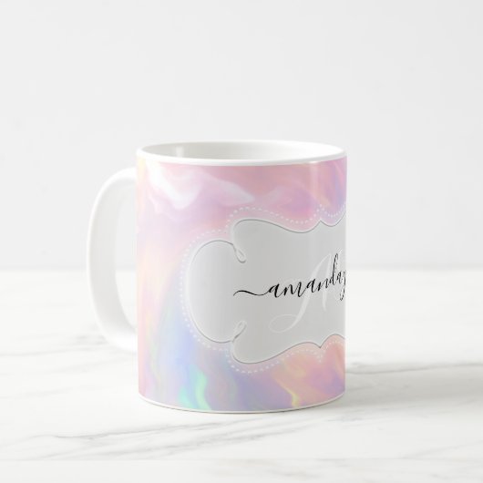 Monogram Girly SWEET 16. Princes Kaffeetasse (Vorderseite Links)