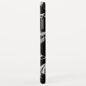 Monogram GL BW Butterfliegen Case-Mate iPhone Hülle (Hinten/Rechts)