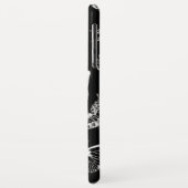 Monogram GL BW Butterfliegen Case-Mate iPhone Hülle (Hinten/Links)