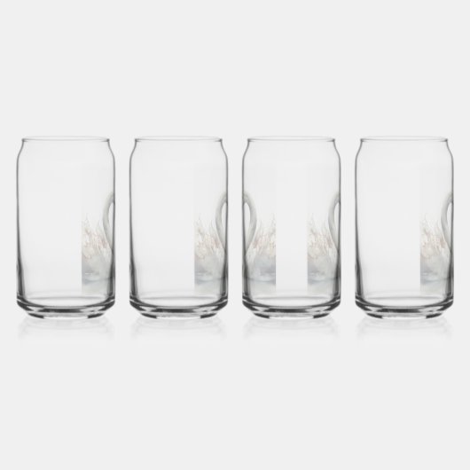 Monogram Glassware Set Trinkbehälter Dosenglas (Rechts)