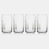 Monogram Glassware Set Trinkbehälter Dosenglas (Links)