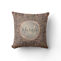 Monogram Glittery Chic Leopard