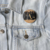 Monogram Glitzer für Gold Dripping Button (Beispiel)
