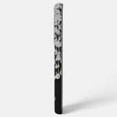 Monogram Glitzer Icicles Glam Samsung Galaxy Hülle (Rückseite (Horizontal))