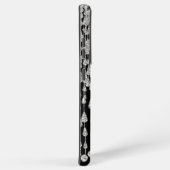 Monogram Glitzer Icicles Glam Samsung Galaxy Hülle (Rechte Seite)