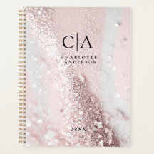 Monogram Glitzer Planner