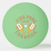 Monogram Glow im Dunklen Champion Ping Pong Ball Tischtennisball (Vorderseite)