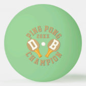 Monogram Glow im Dunklen Champion Ping Pong Ball Tischtennisball (Rückseite)