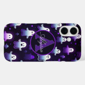 Monogram Glowing Ghosts in the Night Case-Mate iPhone Hülle (Rückseite (Horizontal))