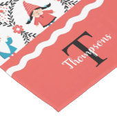 Monogram Gnome Kurze Tafel Kurzer Tischläufer (Ecke)